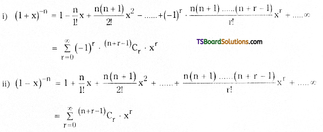 TS Inter 2nd Year Maths 2A Binomial Theorem Formulas 2