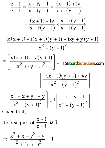 TS Inter Second Year Maths 2A Complex Numbers Important Questions Very Short Answer Type 14