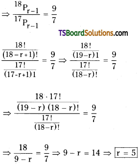 TS Inter Second Year Maths 2A Permutations and Combinations Important Questions Short Answer Type 19