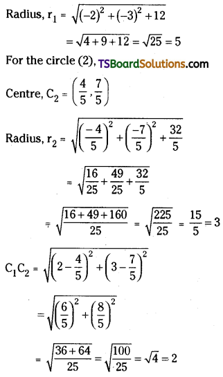 TS Inter Second Year Maths 2B Circles Important Questions Long Answer Type L1 Q15
