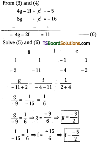 TS Inter Second Year Maths 2B Circles Important Questions Long Answer Type L1 Q2.1