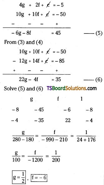 TS Inter Second Year Maths 2B Circles Important Questions Long Answer Type L1 Q4