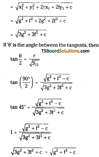 TS Inter Second Year Maths 2B Circles Important Questions Long Answer Type L2 Q10