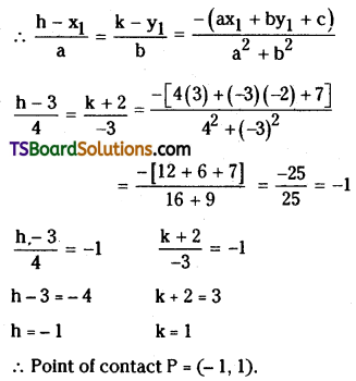 TS Inter Second Year Maths 2B Circles Important Questions Short Answer Type L2 Q9.1