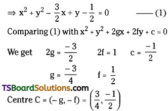 TS Inter Second Year Maths 2B Circles Important Questions Very Short Answer Type L3 Q30