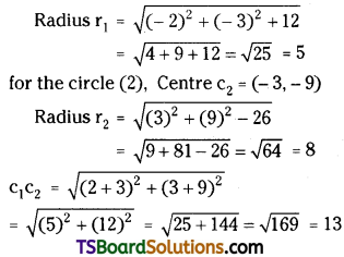 TS Inter Second Year Maths 2B Circles Important Questions Very Short Answer Type L3 Q62