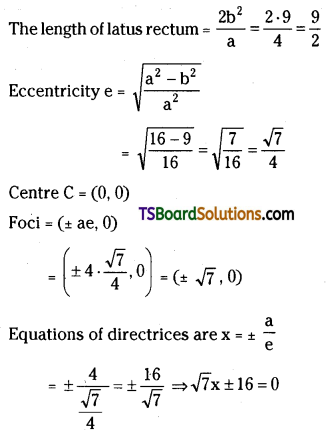 TS Inter Second Year Maths 2B Ellipse Important Questions Short Answer Type L1 Q5