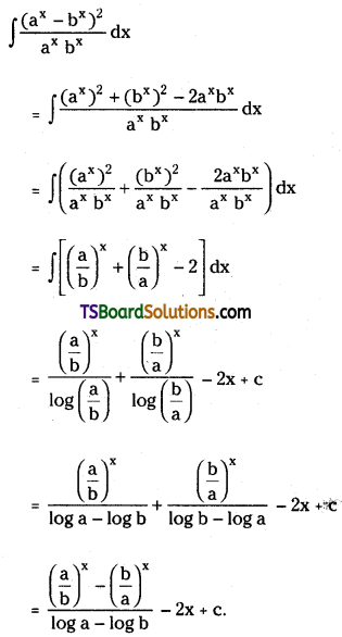 TS Inter Second Year Maths 2B Integration Important Questions Very Short Answer Type L1 Q10