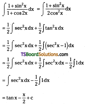 TS Inter Second Year Maths 2B Integration Important Questions Very Short Answer Type L1 Q12