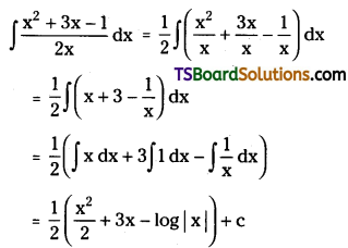 TS Inter Second Year Maths 2B Integration Important Questions Very Short Answer Type L1 Q3
