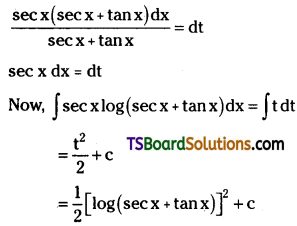 TS Inter Second Year Maths 2B Integration Important Questions Very Short Answer Type L1 Q46.1
