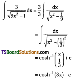 TS Inter Second Year Maths 2B Integration Important Questions Very Short Answer Type L1 Q49