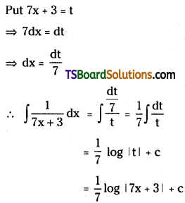 TS Inter Second Year Maths 2B Integration Important Questions Very Short Answer Type L3 Q21