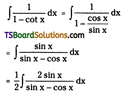 TS Inter Second Year Maths 2B Integration Important Questions Very Short Answer Type L3 Q37