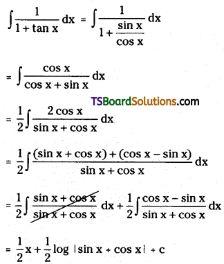 TS Inter Second Year Maths 2B Integration Important Questions Very Short Answer Type L3 Q38