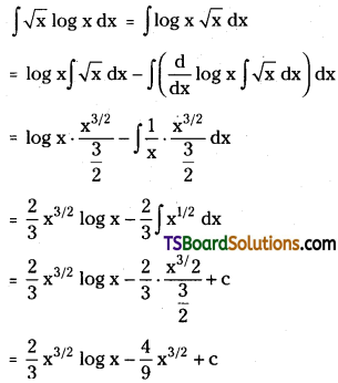 TS Inter Second Year Maths 2B Integration Important Questions Very Short Answer Type L3 Q49