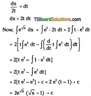 TS Inter Second Year Maths 2B Integration Important Questions Very Short Answer Type L3 Q50.1
