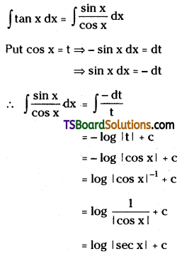 TS Inter Second Year Maths 2B Integration Important Questions Very Short Answer Type L3 Q58