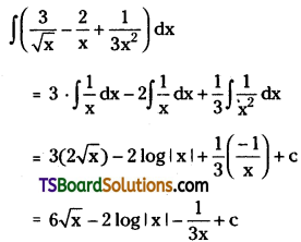TS Inter Second Year Maths 2B Integration Important Questions Very Short Answer Type L3 Q7