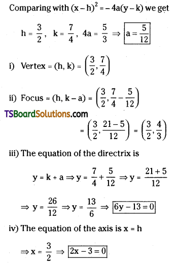 TS Inter Second Year Maths 2B Parabola Important Questions Long Answer Type L1 Q6.1