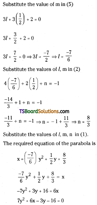 TS Inter Second Year Maths 2B Parabola Important Questions Long Answer Type L1 Q8.1