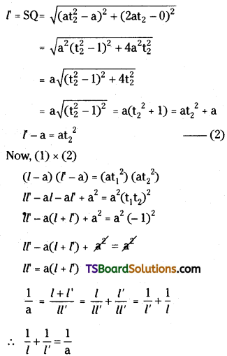 TS Inter Second Year Maths 2B Parabola Important Questions Long Answer Type L3 Q7.2