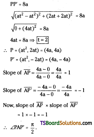 TS Inter Second Year Maths 2B Parabola Important Questions Very Short Answer Type L2 Q8.1