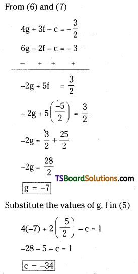 TS Inter Second Year Maths 2B System of Circles Important Questions Short Answer Type L1 Q10.1