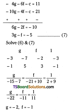 TS Inter Second Year Maths 2B System of Circles Important Questions Short Answer Type L1 Q11