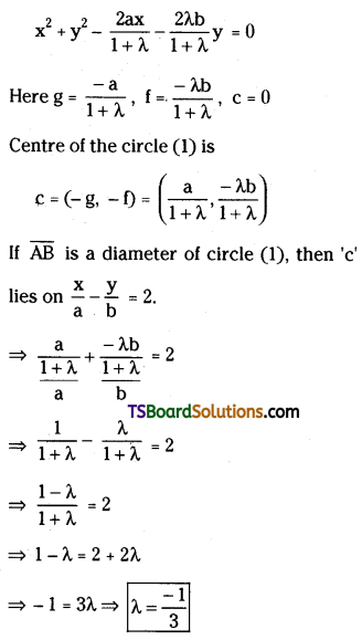TS Inter Second Year Maths 2B System of Circles Important Questions Short Answer Type L1 Q13.1