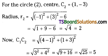 TS Inter Second Year Maths 2B System of Circles Important Questions Short Answer Type L1 Q23.2