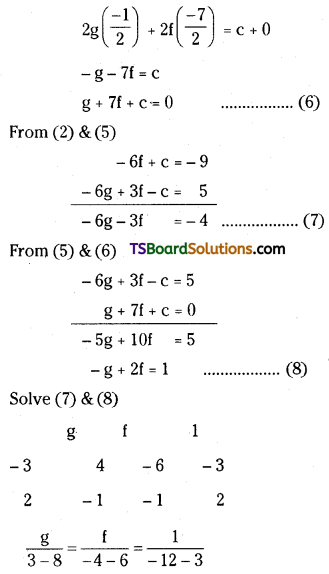 TS Inter Second Year Maths 2B System of Circles Important Questions Short Answer Type L1 Q4
