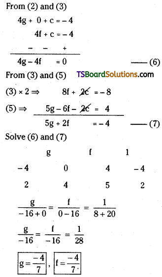 TS Inter Second Year Maths 2B System of Circles Important Questions Short Answer Type L1 Q6