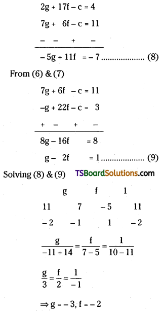 TS Inter Second Year Maths 2B System of Circles Important Questions Short Answer Type L1 Q8