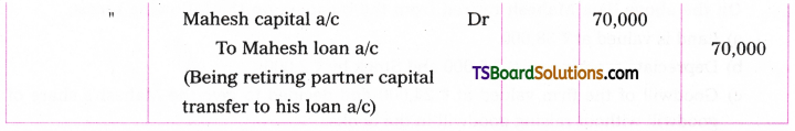 TS Inter 2nd Year Accountancy Study Material Chapter 6 Retirement and Death of a Partner 84