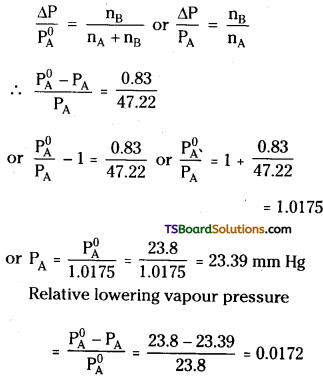 TS Inter 2nd Year Chemistry Study Material Chapter 2 Solutions 29