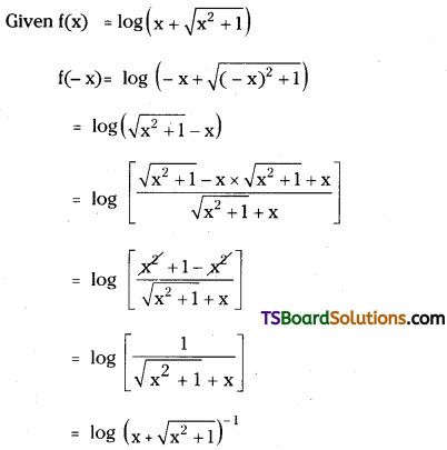 TS Inter First Year Maths 1A Functions Important Questions Long Answer Type 19