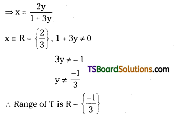 TS Inter First Year Maths 1A Functions Important Questions Very Short Answer Type 16