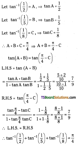 TS Inter First Year Maths 1A Inverse Trigonometric Functions Important Questions 6