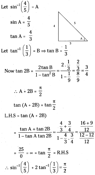 TS Inter First Year Maths 1A Inverse Trigonometric Functions Important Questions 9