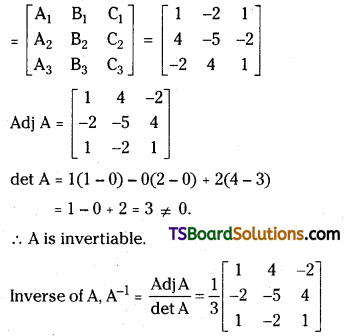 TS Inter First Year Maths 1A Matrices Important Questions Long Answer Type 30