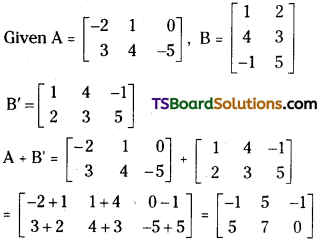 TS Inter First Year Maths 1A Matrices Important Questions Very Short Answer Type 9