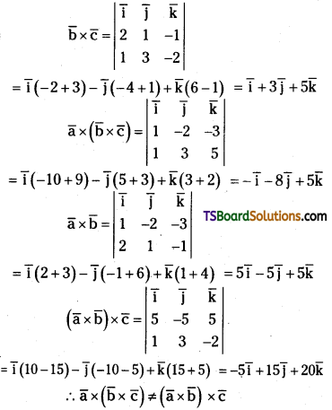 TS Inter First Year Maths 1A Product of Vectors Important Questions Long Answer Type 8
