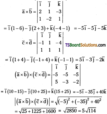 TS Inter First Year Maths 1A Product of Vectors Important Questions Long Answer Type 9
