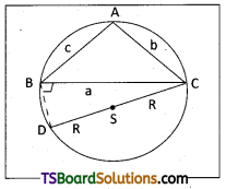 TS Inter First Year Maths 1A Properties of Triangles Important Questions Long Answer Type 18
