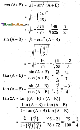 TS Inter First Year Maths 1A Trigonometric Ratios up to Transformations Important Questions Long Answer Type 28