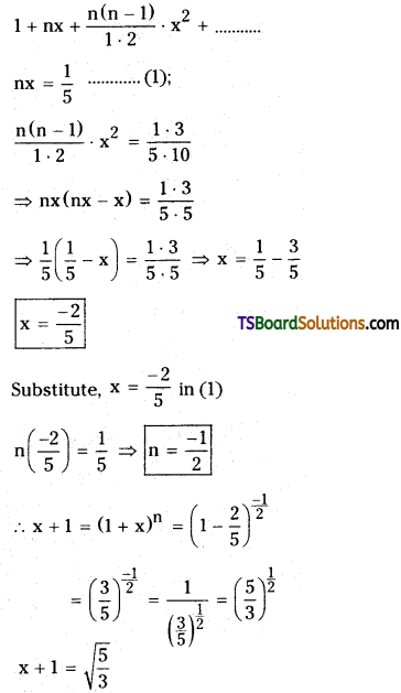 TS Inter Second Year Maths 2A Binomial Theorem Important Questions Long Answer Type 23