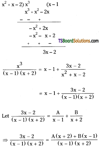 TS Inter Second Year Maths 2A Partial Fractions Important Questions 13