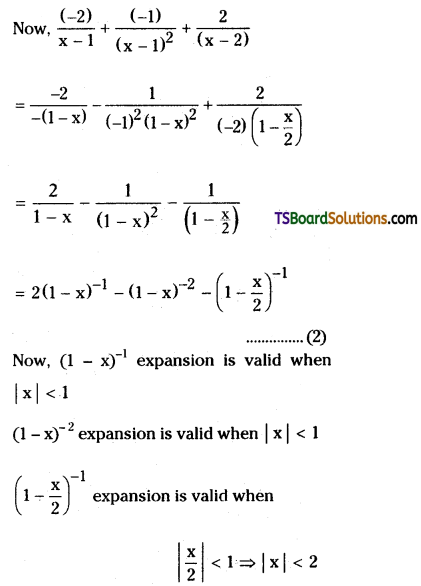 TS Inter Second Year Maths 2A Partial Fractions Important Questions 20
