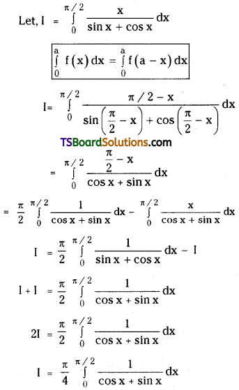 TS Inter Second Year Maths 2B Definite Integrals Important Questions Long Answer Type L1 Q4